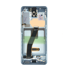 Дисплей Samsung G980 Galaxy S20 з сенсором та рамкою blue cloud (Original) PLS-00-00037438