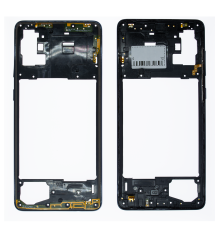 Середня частина корпусу Samsung A715 Galaxy A71 (2020) black PLS-00-00035658