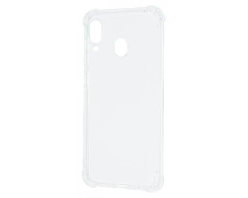Чохол WXD Silicone 0.8 mm HQ Samsung A205 Galaxy A20 clear PLS-00-00078474