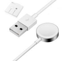 Бездротовий зарядний пристрій Apple Watch Magnetic Charging Cable USB-A 1м (Original China) white PLS-00-00055077