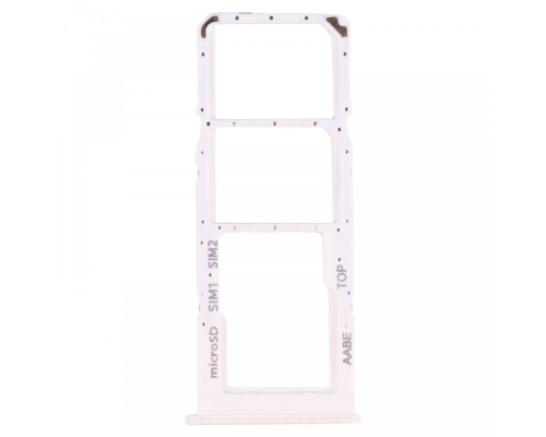 Тримач SIM-карти та карти пам'яті Samsung A125 Galaxy A12 2020 Dual Sim white PLS-00-00062307