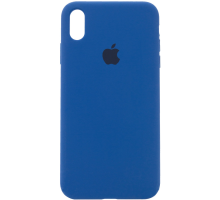 Чохол Silicone Case Full Protective iPhone X(XS) navy blue PLS-00-00071773