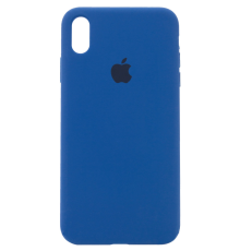 Чохол Silicone Case Full Protective iPhone X(XS) navy blue PLS-00-00071773