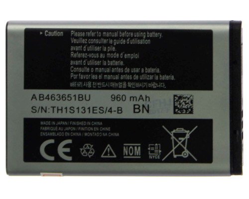Акумулятор Samsung AB463651BU PLS-00-00015720