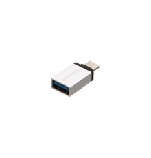 Перехідник Borofone BV3 USB A to Type-C silver PLS-00-00047584
