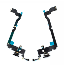 Шлейф iPhone XS Max з роз'ємом зарядки black (Origina China) PLS-00-00023454