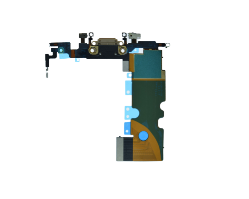 Шлейф iPhone 8 з роз'ємом зарядки gold (Original China) PLS-00-00033890