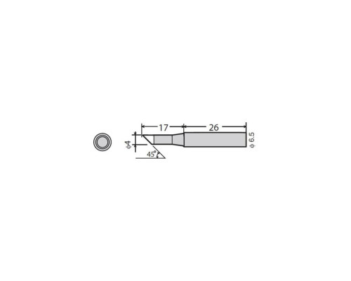 Паяльне жало Goot PX-60RT-4CR st-818822