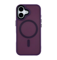 Чохол TPU+PC ShadowMat with MagSafe для iPhone 17 Dark Purple ma38953_3869060 2020000497752