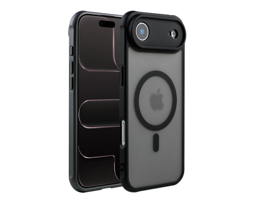 Чохол TPU+PC Anti Drop Full Camera with MagSafe для iPhone 17 Air Black ma95624_248346 2020000507017