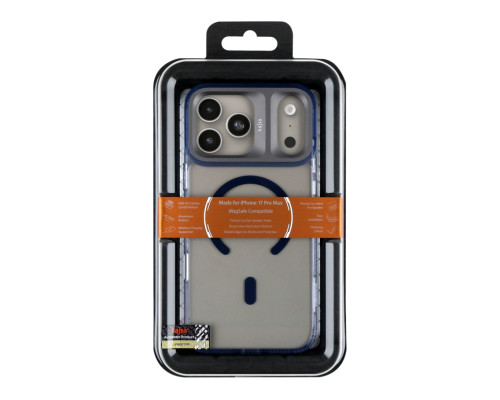 Чохол Kajsa Trans-Shield with MagSafe для iPhone 17 Pro Max Blue B-Ring ma129237_333623 2020000509196