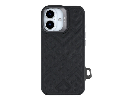 Чохол Kajsa Briquette Collection Rhombus with MagSafe для iPhone 17 Black ma39047_3869663 2020000509462
