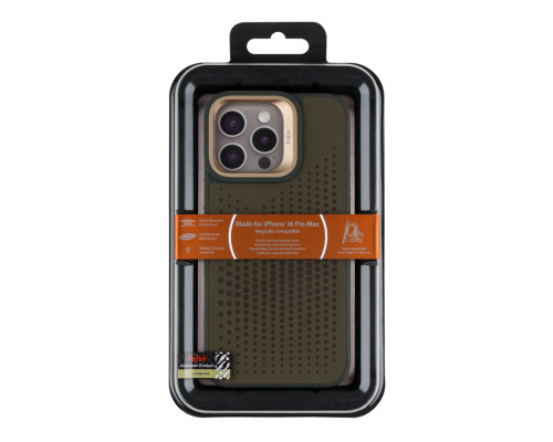 Чохол Kajsa Splendid Collection Circle with MagSafe для iPhone 16 Pro Max Olive ma129245_333653 2020000509097
