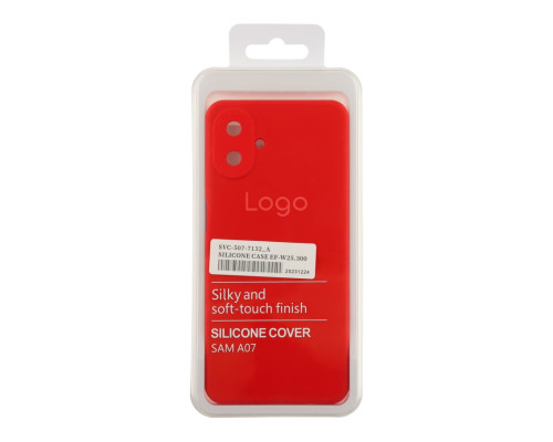 Чохол Liquid Silicone (AA) Full Camera для Samsung Galaxy A07 (A075) 14.Red ma38187_3667790 2020000509790