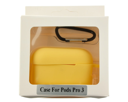 Футляр Silicone Case with hook для Airpods Pro 3 50.Canary yellow ma38720_3868001