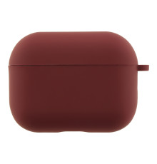 Футляр Silicone Case with microfibra для Airpods Pro 3 42.Maroon ma38721_3868026