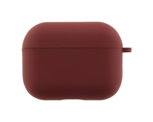 Футляр Silicone Case with microfibra для Airpods Pro 3 42.Maroon ma38721_3868026