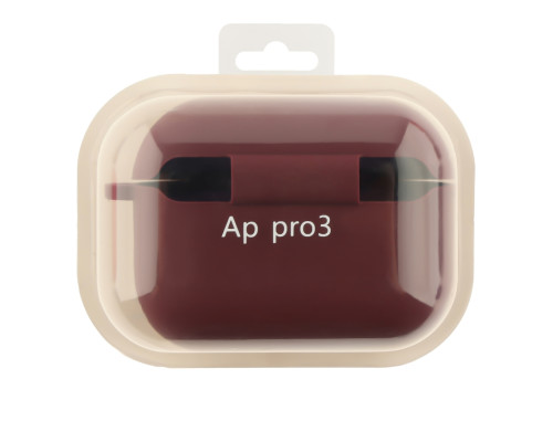 Футляр Silicone Case with microfibra для Airpods Pro 3 42.Maroon ma38721_3868026