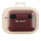 Футляр Silicone Case with microfibra для Airpods Pro 3 42.Maroon ma38721_3868026