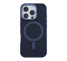 Чохол TPU+PC Goldencis Matte with MagSafe для iPhone 15 Pro Dark Blue ma38998_3869513 2020000496649