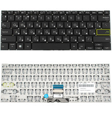 Клавіатура для ноутбука ASUS (E210 series) rus, black, без фрейму NBB-105326