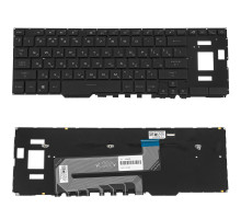 Клавіатура для ноутбука ASUS (GX551 series) rus, black, без фрейму, підсвічування клавіш NBB-108609