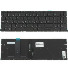 Клавіатура для ноутбука HP (ProBook: 450 G8, 455 G8) ukr, black, без фрейму, підсвічування клавіш (ОРИГІНАЛ) NBB-112068