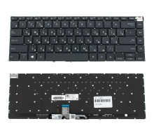 Клавіатура для ноутбука ASUS (UX5400), rus, black, без фрейма, підсвічування клавіш