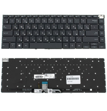Клавіатура для ноутбука ASUS (UX5400), rus, black, без фрейма, підсвічування клавіш