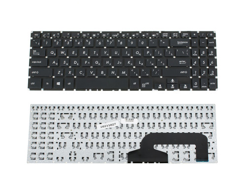 Клавіатура для ноутбука ASUS (X507 series) rus, black, без фрейма NBB-120811