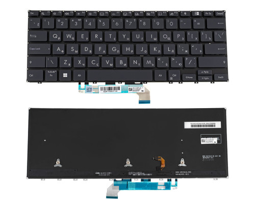 Клавіатура для ноутбука ASUS (B3302 series) rus, black, без фрейму NBB-121824