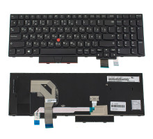 Клавіатура для ноутбука LENOVO (ThinkPad: T570, T580) rus, black (оригінал) NBB-124554