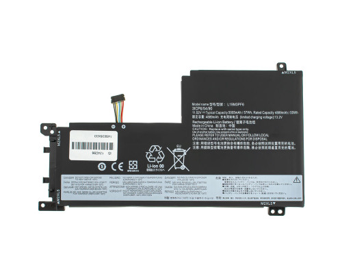 Батарея для ноутбука LENOVO L19C3PF5 (IdeaPad 5 15IIL05, 5 15ARE05) 11.52V 4990mAh 57Wh Black (5B10W86947) NBB-124596