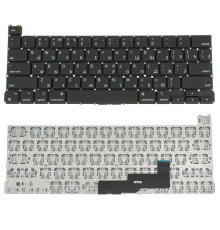 Клавіатура для ноутбука APPLE (MacBook Pro: A2338 (2020)) rus, black, без підсвічування клавіш (оригінал) NBB-124686