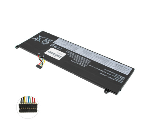 Батарея для ноутбука LENOVO L19C4PDB (ThinkBook 14s Yoga ITL, 14 G2 ARE) 15.44V 3912mAh 60Wh Black NBB-128445