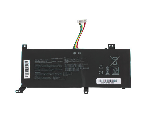 Батарея для ноутбука ASUS B21N1818-3 (X509JP, X509JA, X509JB) 7.7V 4850mAh 37Wh Black NBB-128455