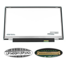 Матриця 14.0" LP140QH1-SPA2 (2560*1440, 40pin(eDP), LED, SLIM (без планок та вушок), матова, роз'єм праворуч внизу) для ноутбука NBB-130042