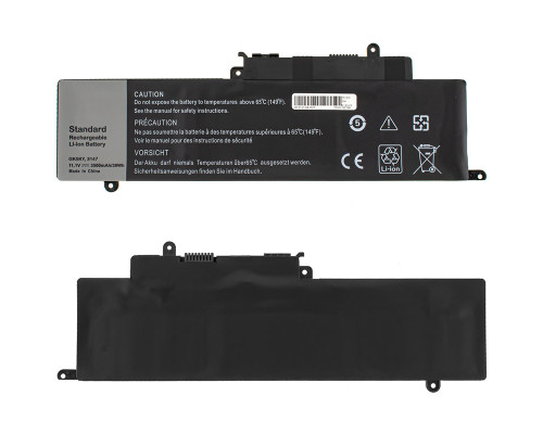 Батарея для ноутбука DELL GK5KY (Inspiron: 3147, 7347, 7348, 7352, 7359) 11.1V 3500mAh 39Wh Black NBB-133832