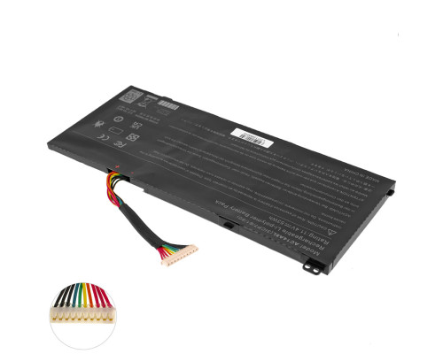 Батарея для ноутбука ACER AC14A8L (Aspire: VN7-571, VN7-571G, VN7-591, VN7-591G, VN7-791, VN7-791G, V15 Nitro series) 11.4V 53Wh Black