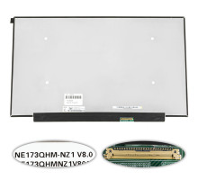 Матриця 17.3" NE173QHM-NZ1 (2560 * 1440, 40pin (eDP, IPS, 240Hz), LED, SLIM (без планок і вушок), матова, роз'єм праворуч внизу) для ноутбука