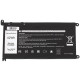 Батарея для ноутбука DELL WDX0R (Inspiron: 15 5568, 13 5368, 13 5378) 11.4V 3050mAh Black NBB-134276