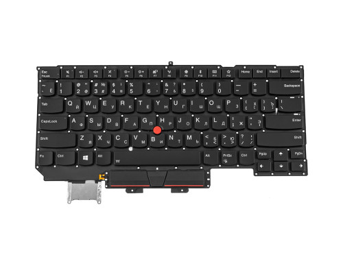 Клавіатура для ноутбука LENOVO (ThinkPad: X1 Carbon 6th Gen) rus, black, без фрейма, підсвічування клавіш (ОРИГІНАЛ) NBB-137258