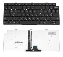 Клавіатура для ноутбука DELL (Latitude: 5320, 5330, 7300), rus, black, без фрейму, підсвічування клавіш NBB-139029