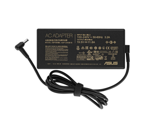 Оригінальний блок живлення для ноутбука ASUS 19.5V, 11.8A, 230W, 5.5*2.5мм, black, RECTANGULAR NBB-140350