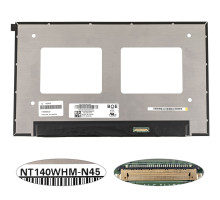 Матриця 14.0 NT140WHM-N45 (1366*768, 30pin(eDP), LED, SLIM(без дод. панелі !!!), матова, роз'єм праворуч знизу) для ноутбука NBB-140435