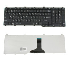 Клавіатура для ноутбука TOSHIBA (C650, C655, L650, L655, C660, L670, L675) rus, black