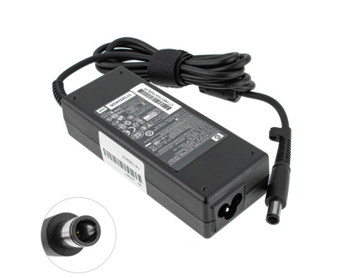 Оригінальний блок живлення для ноутбука HP 19V, 4.74A, 90W, 7.4*5.0-PIN, black (463955-001) (без кабеля !) NBB-32807