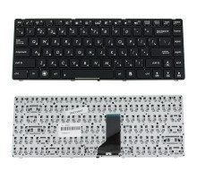 Клавіатура для ноутбука ASUS (A42, K42, K43, N82, X42, U31, U35, U36, UL30, U41, U45, UL41, UL80 ), rus, black, black frame NBB-32955