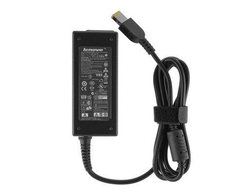 Оригінальний блок живлення для ноутбука LENOVO 20V, 2.25A, 45W, USB+pin (Square 5 Pin DC Plug), black (ADLX45NLC2A) (без кабеля!) NBB-41149