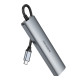 Хаб USB Borofone DH16 6-в-1 Type-C to HDMI+PD+USB3.0+USB2.0*2+RJ45(L=0.15M) Колір Сiрий 6941991115592 ma35479_3346510